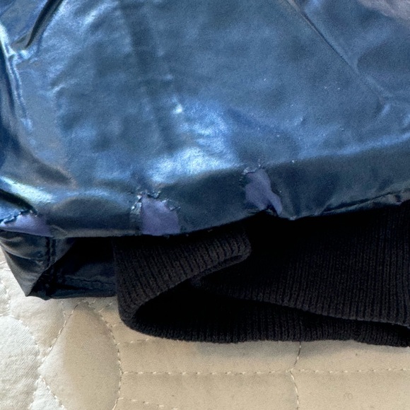 Abercrombie Kids Puffer Sherpa Lined Coat- Blue- Size 13/14 - Picture 13 of 17